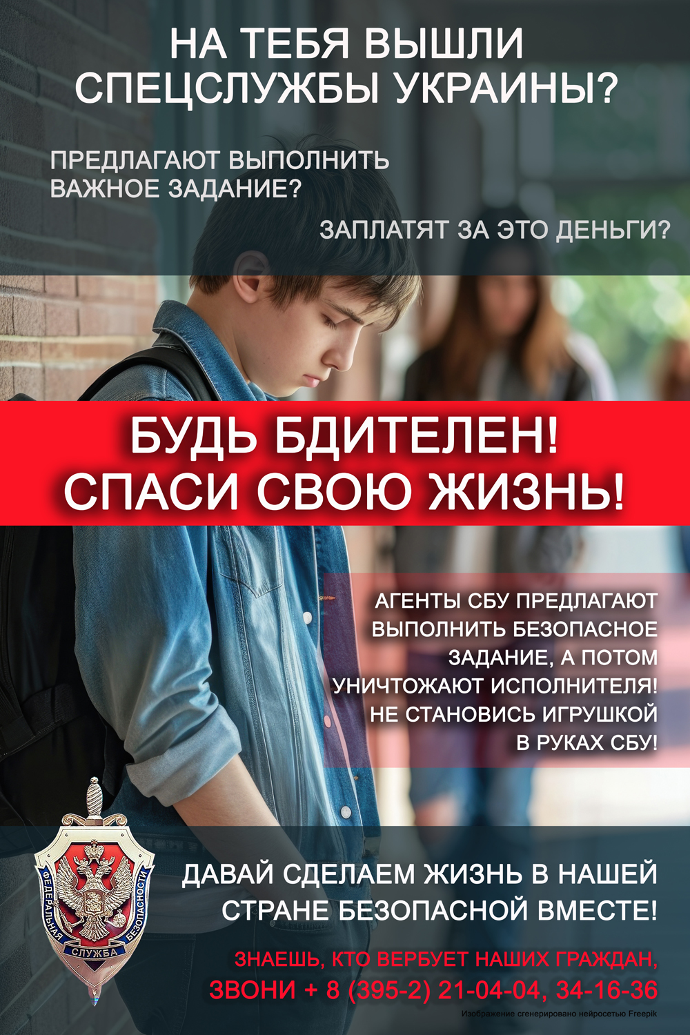Будьте бдительны! Ваша безопасность — в ваших руках!.